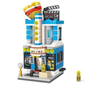 LOZ 1635 Movie Theater 🍿 ages 6+ Street mini